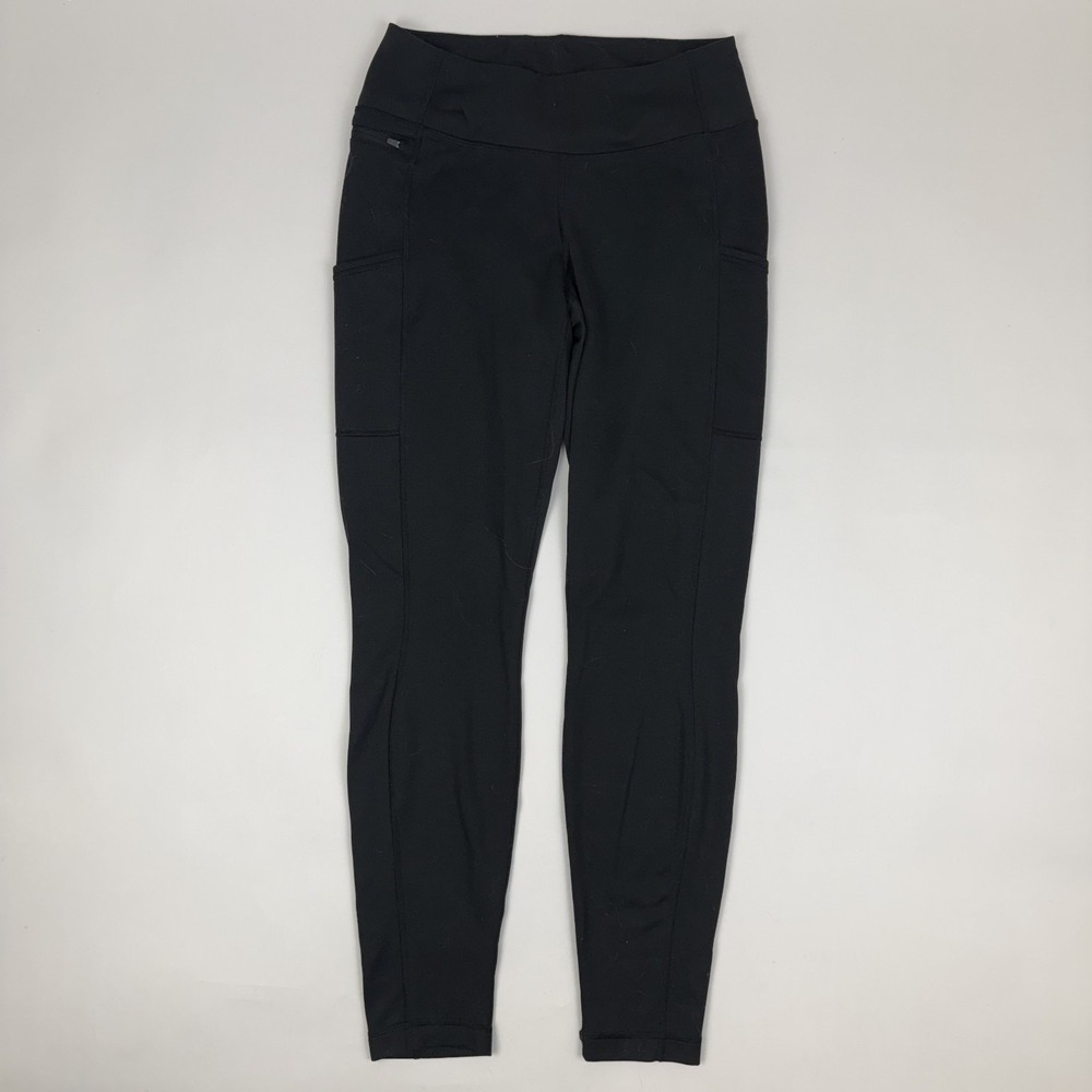 Womens Patagonia Pack Out Black Outdoor Hiking Tights Size Medium GUC